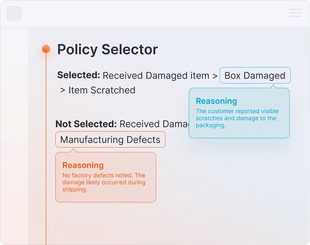 Autonomous Shopper & Policy Match Diagram